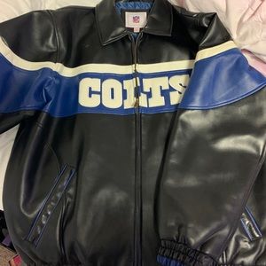 Leather NFL vintage Colts jacket